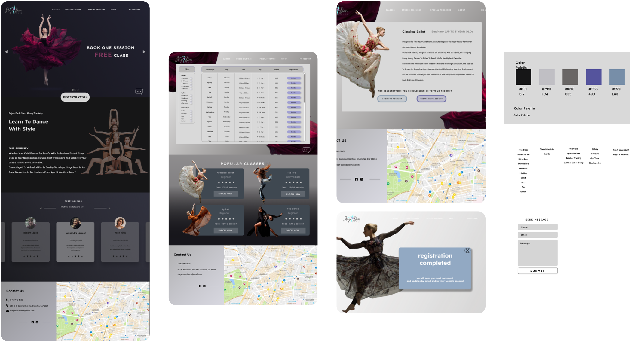 Stage Door Dance Website - Home